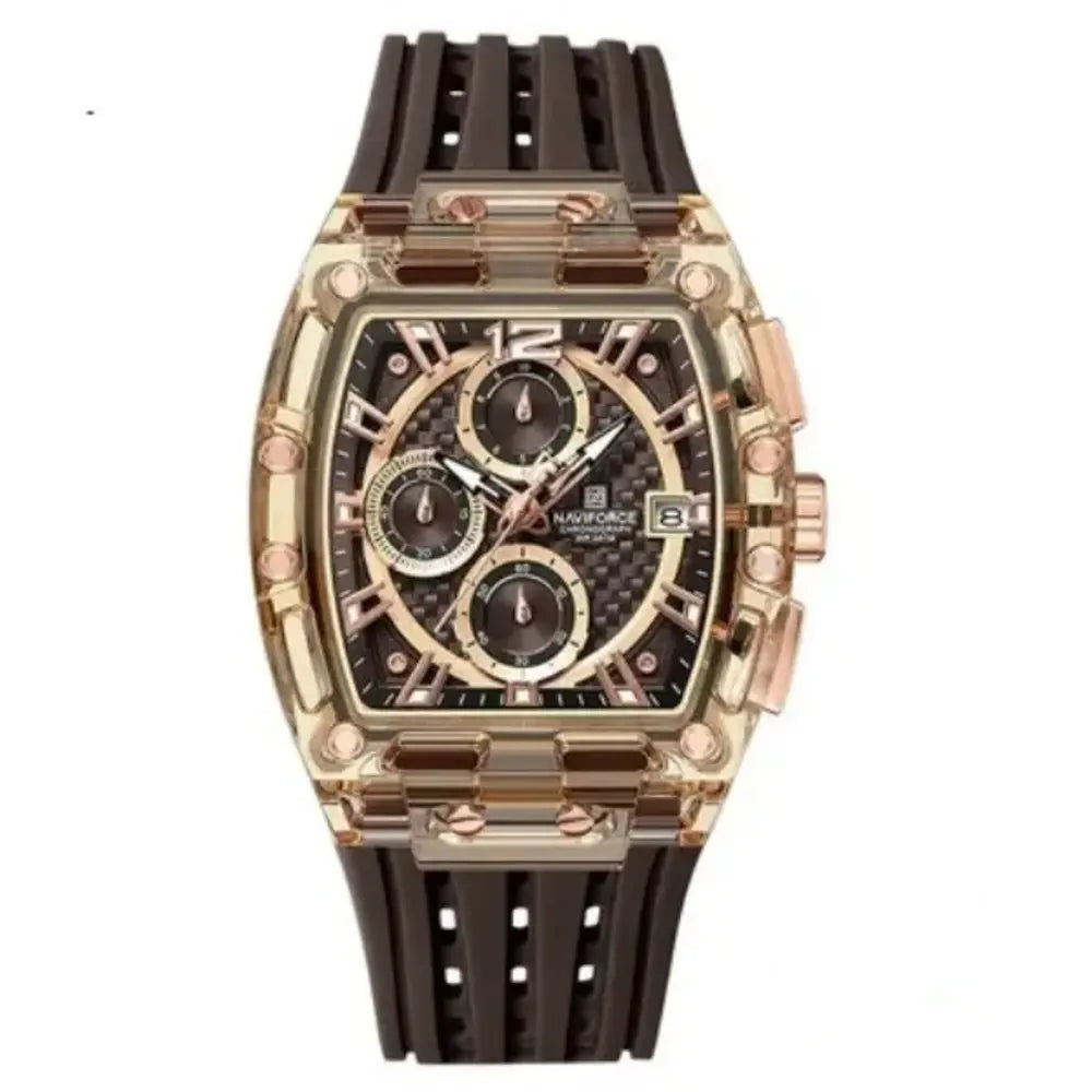 NAVIFORCE KAÏROS™ – Montre Chronographe Homme Sport Chic à Quartz Japonais
