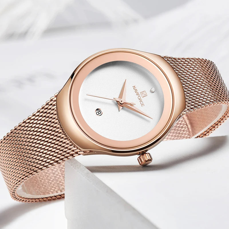 Montre Femme Étanche en Acier Inoxydable